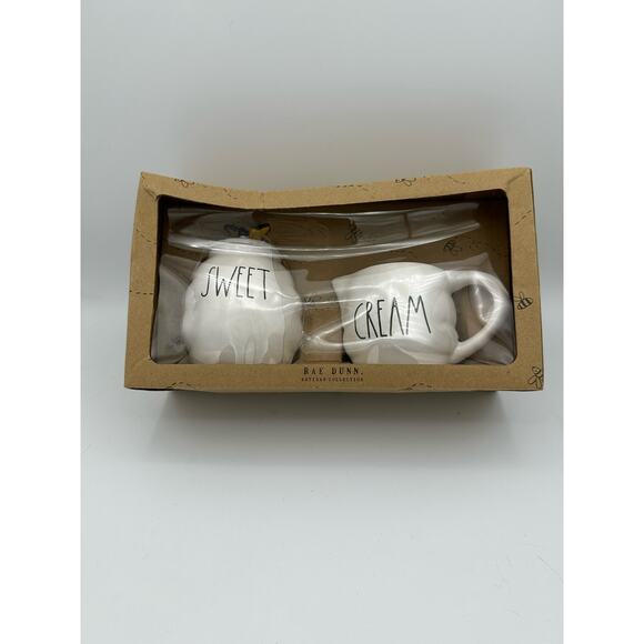 Rae Dunn Bee Collection Set Sugar and Creamer, NIB - Picture 4 of 6